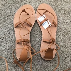 Madewell strappy sandals nwt